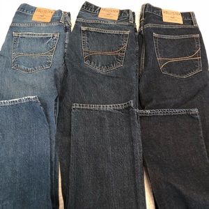Hollister Straight Jeans Bundle- Sz 33X 32